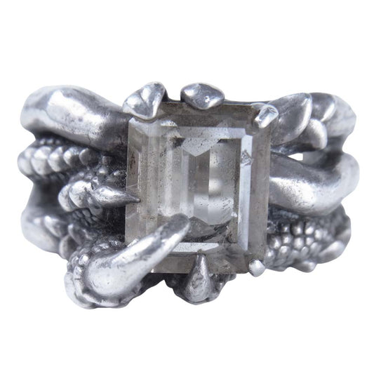 Bloody Mary ブラッディマリー クローモチーフ ストーン リング 指輪 クロー シルバー系 21号程度【中古】