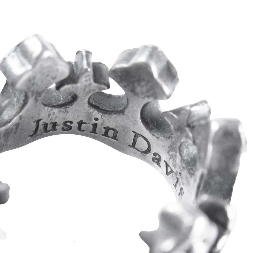 Justin Davis ジャスティンデイビス SRJ125 PALACE CROWN パレス クラウン リング シルバー系 7号程度【中古】