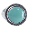 WINGROCK ウィングロック ターコイズ リング 指輪 ターコイズリング シルバー系 18号程度【中古】