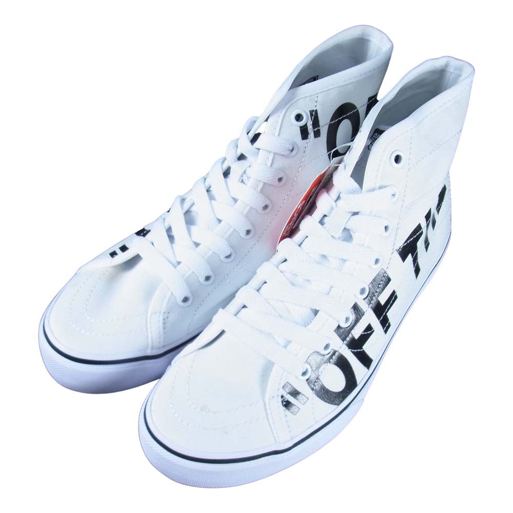 VANS バンズ V38CL+DECON SK8-HI DECON DX WHITE OTW スケート ハイ デコンDX ホワイト系 US9H【新古品】【未使用】【中古】
