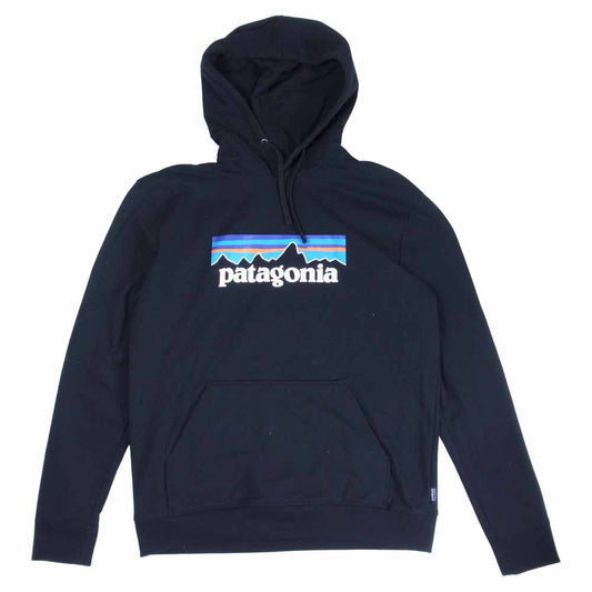 patagonia パタゴニア 19AW 39539 P-6 LOGO UPRISAL HOODY BLK BLACK ロゴ アップライザル フーディ ブラック系 M【中古】