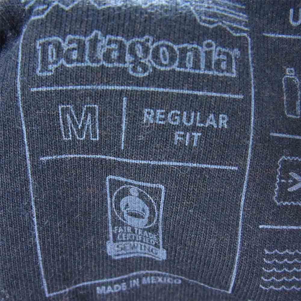 patagonia パタゴニア 19AW 39539 P-6 LOGO UPRISAL HOODY BLK BLACK ロゴ アップライザル フーディ ブラック系 M【中古】