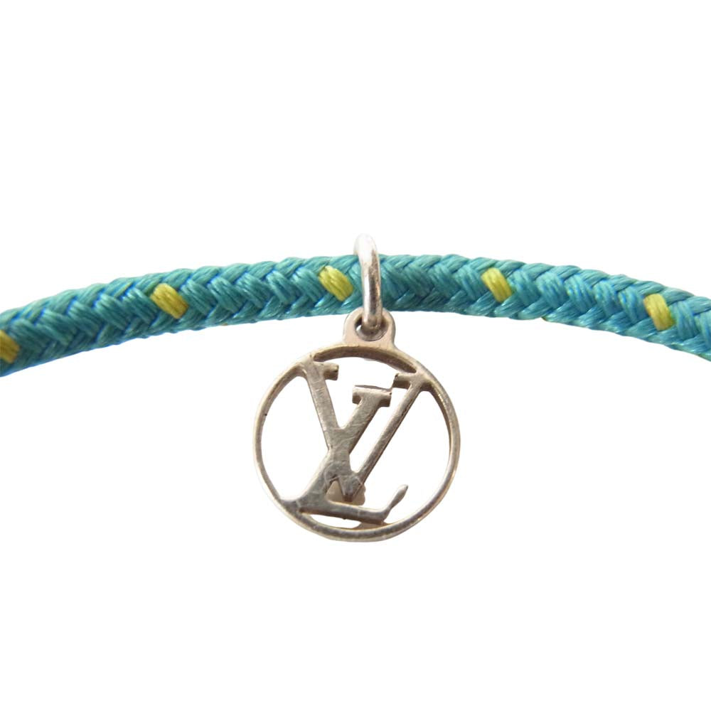 LOUIS VUITTON ルイ・ヴィトン Q95590 ブラスレ シルバー ロックイット シルバー系 エメラルドグリーン系【中古】