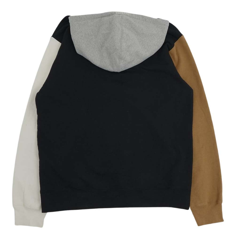 Supreme シュプリーム 19SS  S Logo Colorblocked Hooded Sweatshirt マルチカラー系 XL【中古】