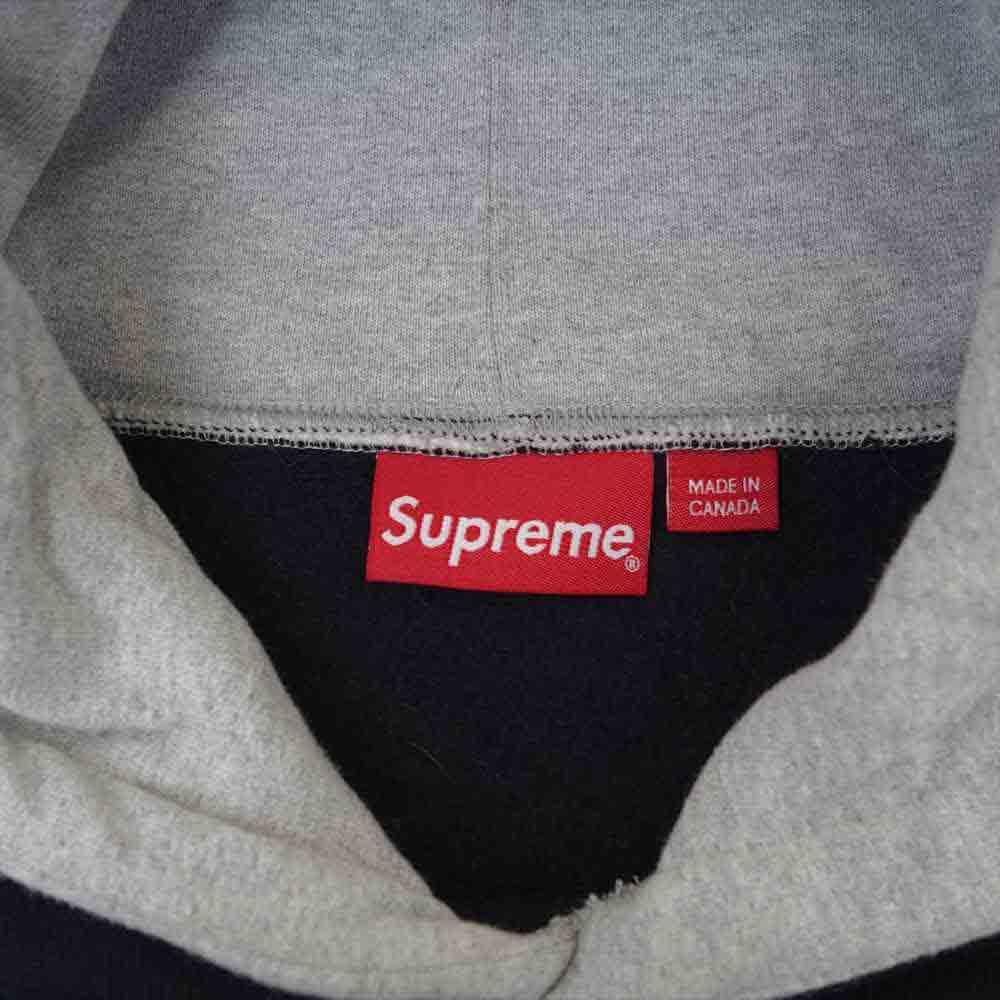 Supreme シュプリーム 19SS  S Logo Colorblocked Hooded Sweatshirt マルチカラー系 XL【中古】