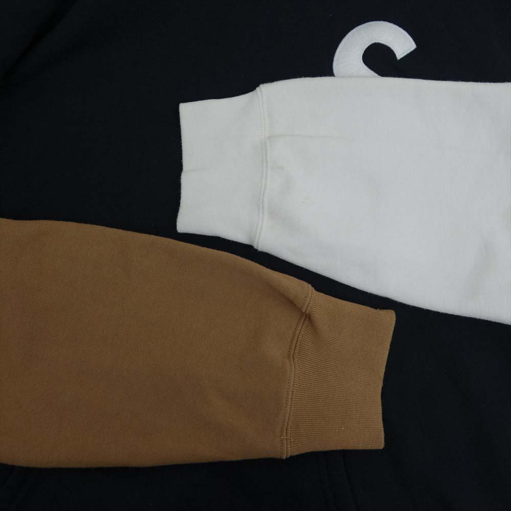 Supreme シュプリーム 19SS  S Logo Colorblocked Hooded Sweatshirt マルチカラー系 XL【中古】