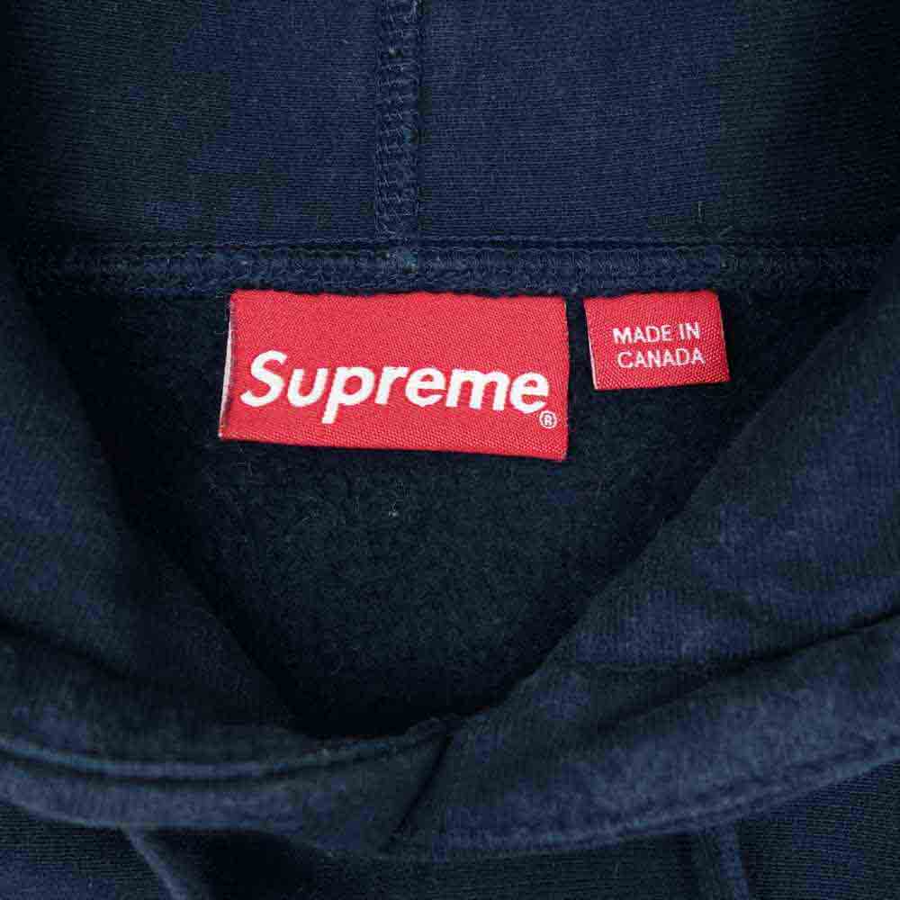 Supreme シュプリーム 17AW TONAL S Logo Hooded Sweatshirt トナル Sロゴ フーディー プルオーバー ネイビー ネイビー系 L【中古】
