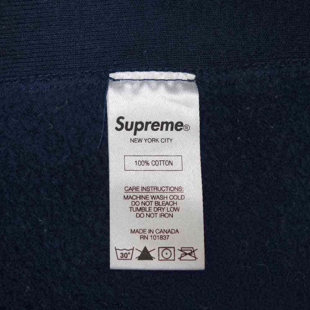Supreme シュプリーム 17AW TONAL S Logo Hooded Sweatshirt トナル Sロゴ フーディー プルオーバー ネイビー ネイビー系 L【中古】
