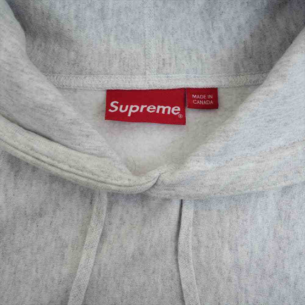 Supreme シュプリーム 18SS GONZ Logo Colorblocked Hooded Sweatshirt グレー系 L【中古】