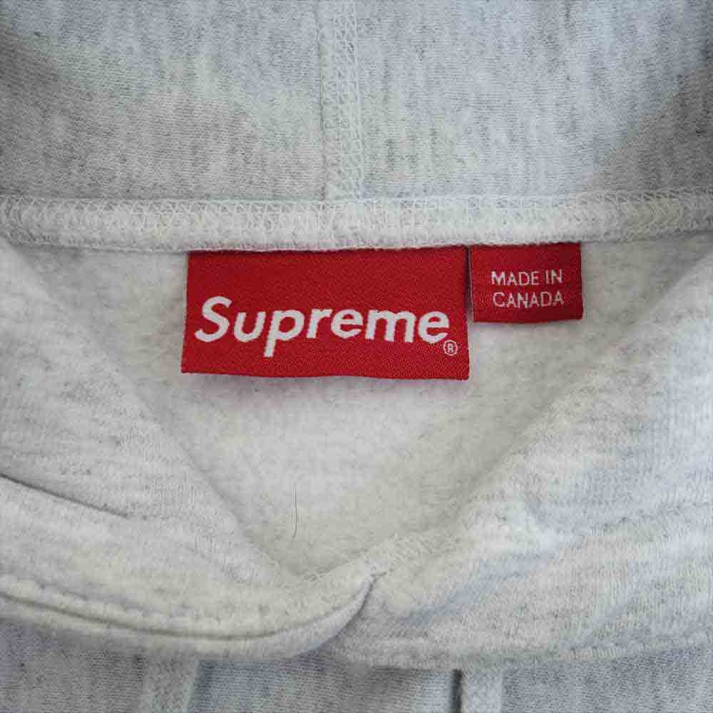 Supreme シュプリーム 18SS GONZ Logo Colorblocked Hooded Sweatshirt グレー系 L【中古】
