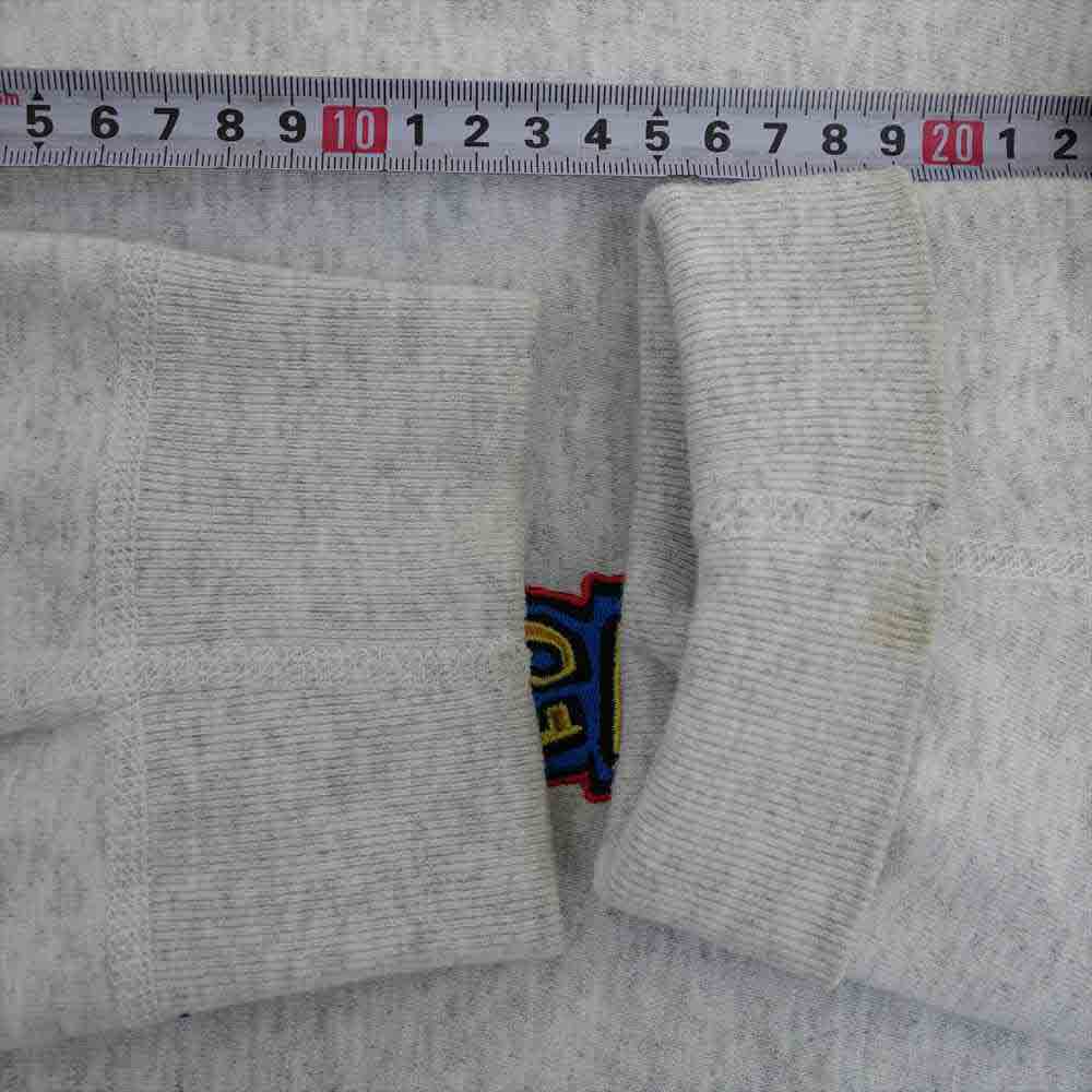 Supreme シュプリーム 18SS GONZ Logo Colorblocked Hooded Sweatshirt グレー系 L【中古】