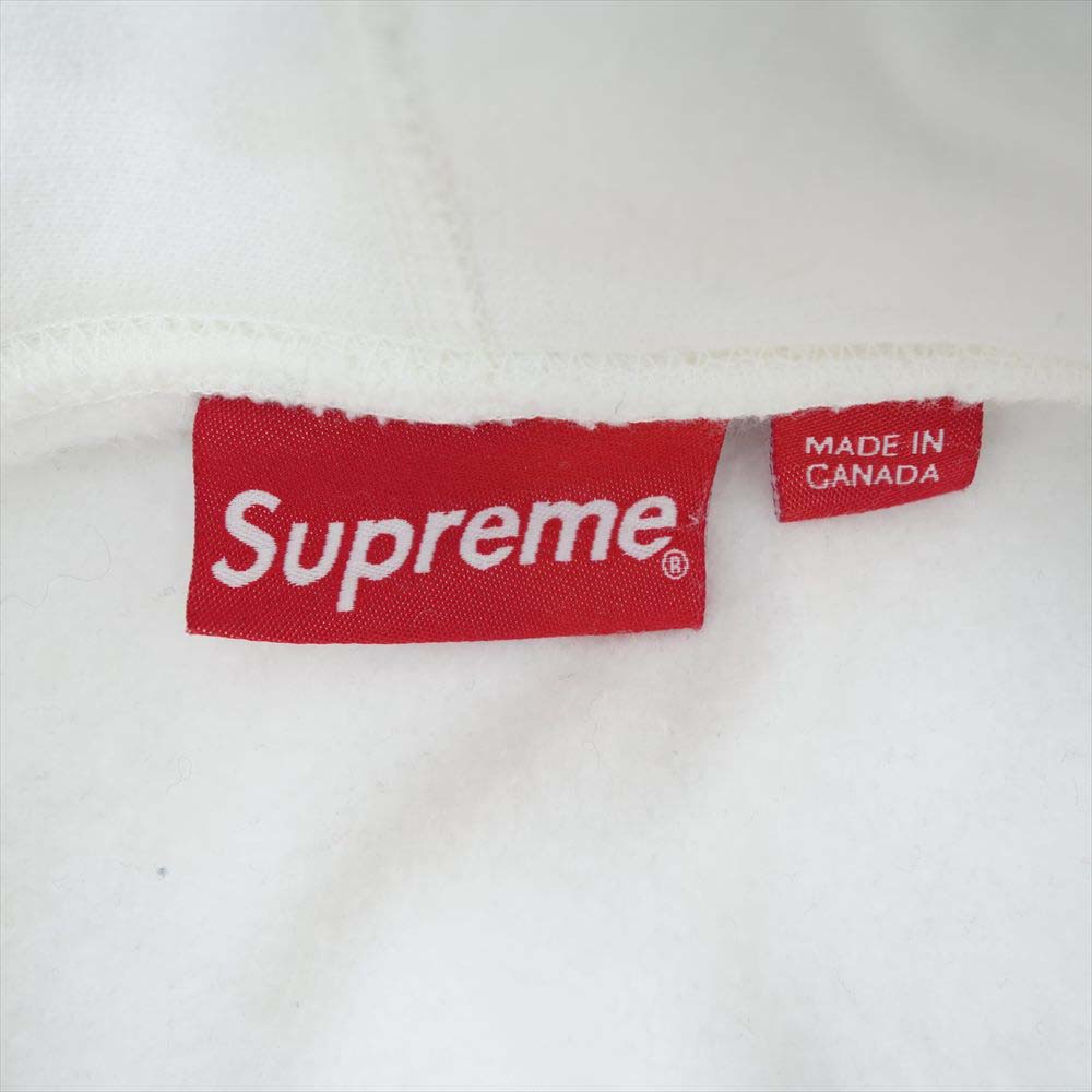 Supreme シュプリーム 17AW TONAL S Logo Hooded Sweatshirt トナル Sロゴ フーディー プルオーバー ホワイト ホワイト系 XL【中古】