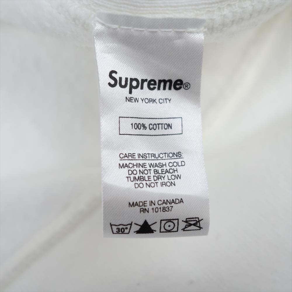 Supreme シュプリーム 17AW TONAL S Logo Hooded Sweatshirt トナル Sロゴ フーディー プルオーバー ホワイト ホワイト系 XL【中古】