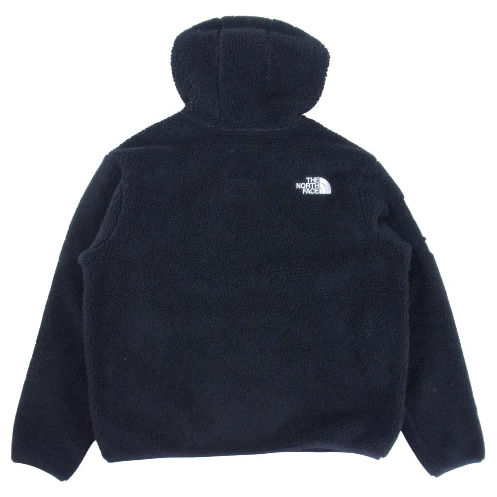 Supreme シュプリーム 20AW NT62004  THE NORTH FACE S Logo Hooded Fleece Jacket ノースフェイス フーデッド ブラック系 L【美品】【中古】