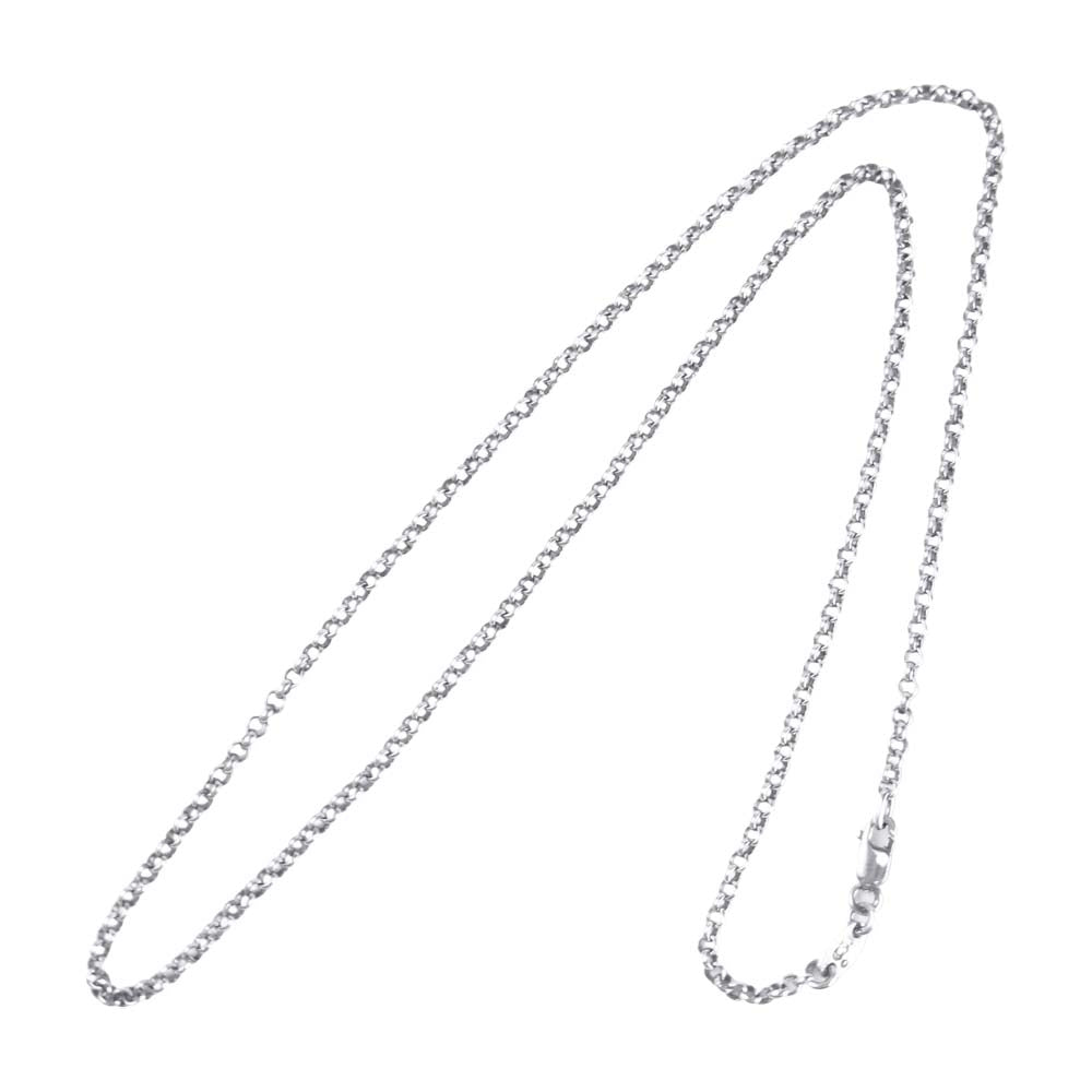 CHROME HEARTS クロムハーツ（原本無） NECK CHAIN 18inch ロール チェーン 925 シルバー系【中古】