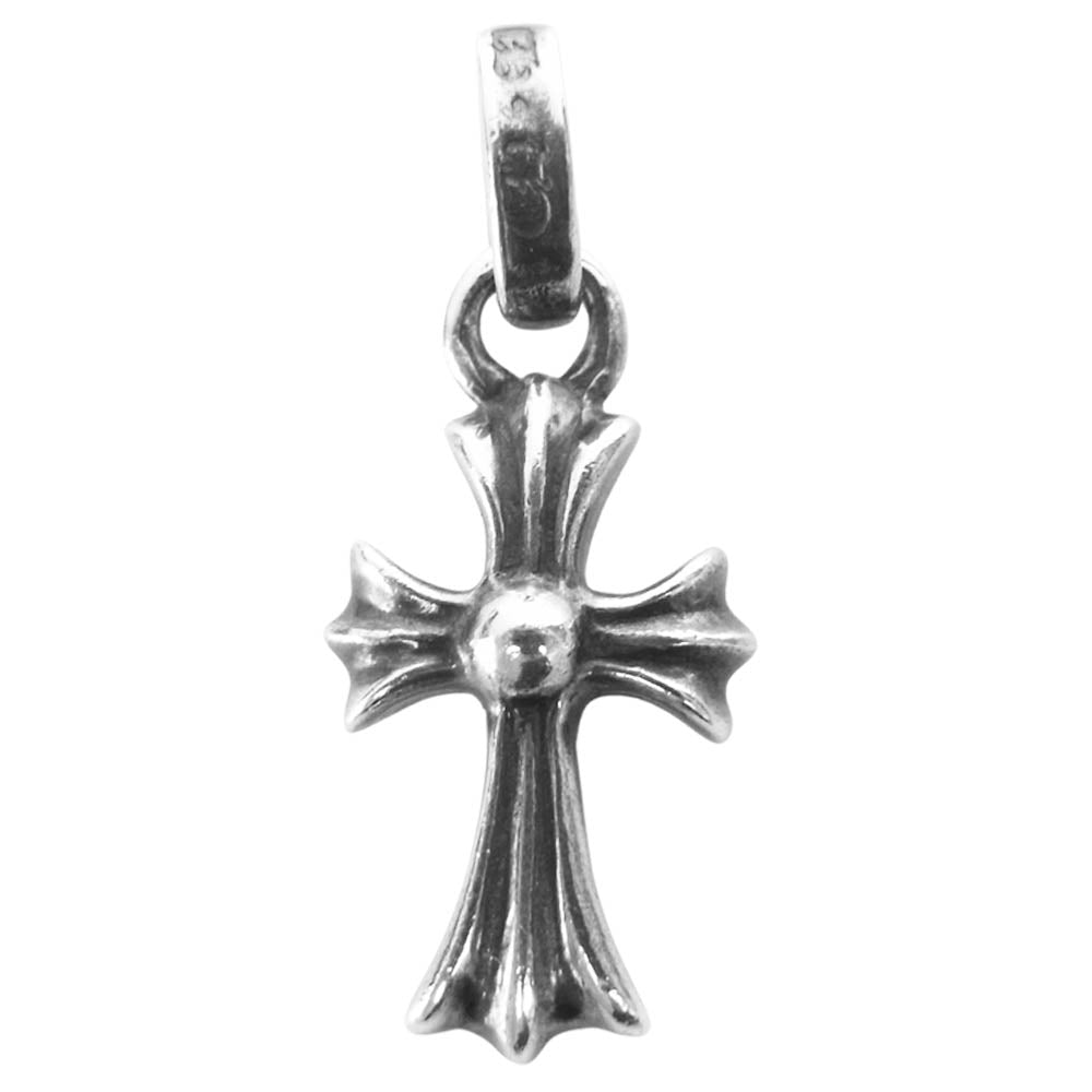 CHROME HEARTS クロムハーツ（原本無） ベビーファット パヴェ サファイア ネックレス シルバー系【中古】