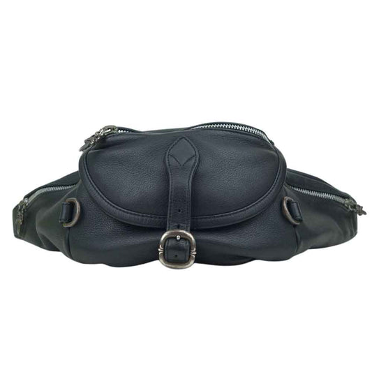 CHROME HEARTS クロムハーツ（原本無） SNAT PACK #1 スナットパック レザー バッグ  ブラック系【中古】