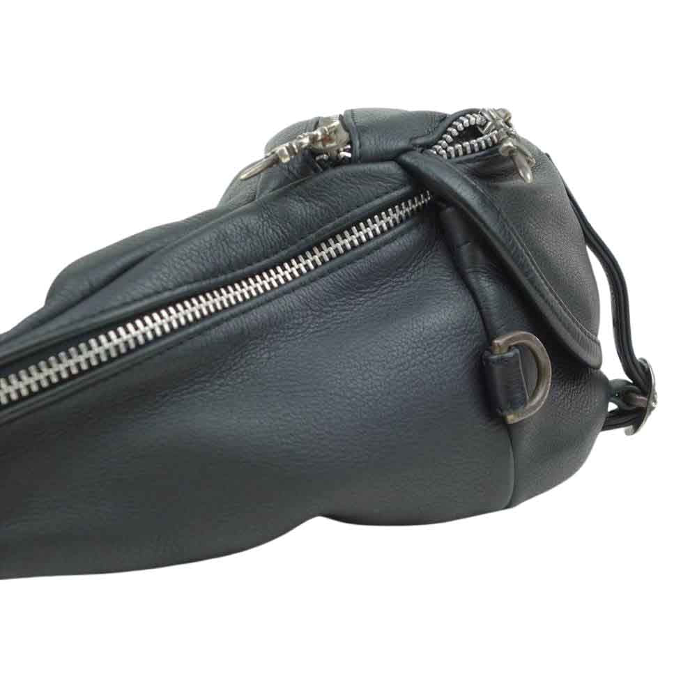 CHROME HEARTS クロムハーツ（原本無） SNAT PACK #1 スナットパック レザー バッグ  ブラック系【中古】