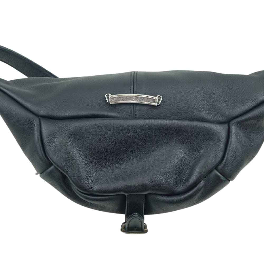 CHROME HEARTS クロムハーツ（原本無） SNAT PACK #1 スナットパック レザー バッグ  ブラック系【中古】