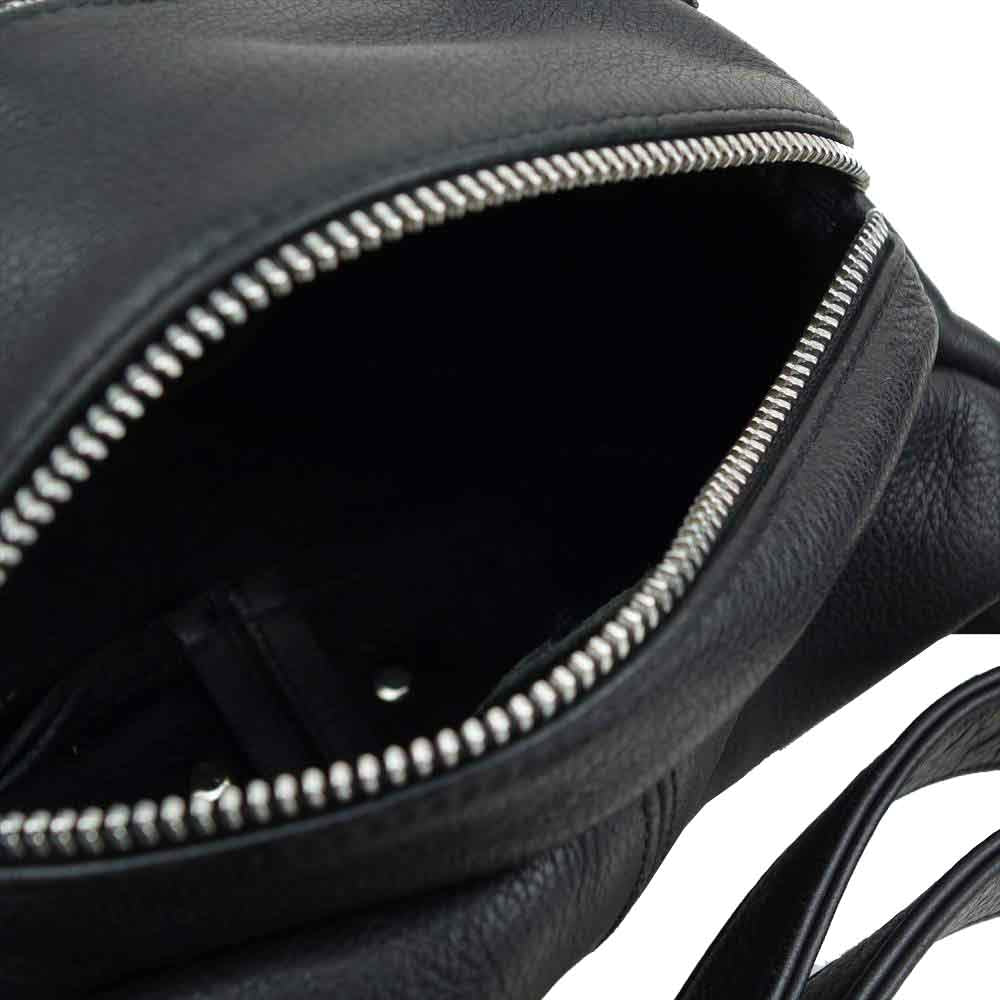 CHROME HEARTS クロムハーツ（原本無） SNAT PACK #1 スナットパック レザー バッグ  ブラック系【中古】