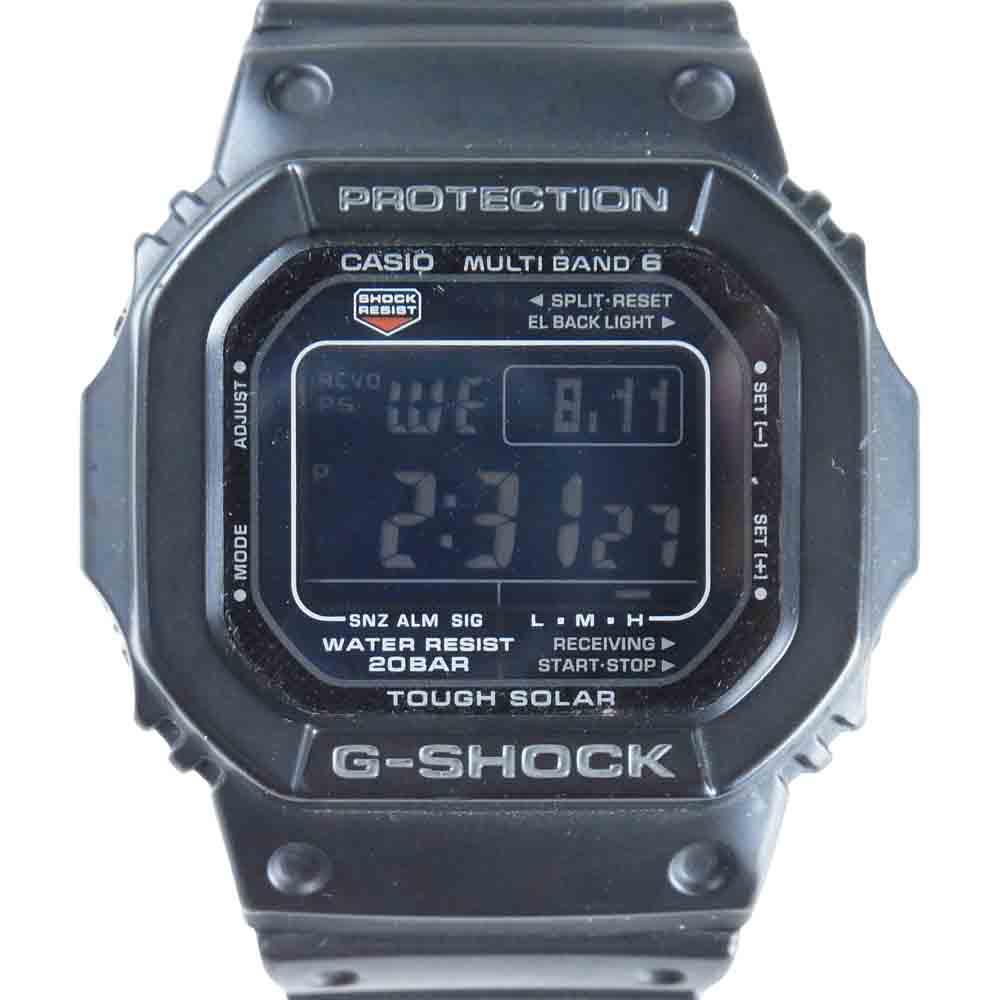 G-SHOCK ジーショック GW-M5610 電波ソーラー デジタル クォーツ 腕時計 ブラック系【中古】