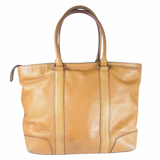 COACH コーチ D1369-70600 ブリーカー レザー トート バッグ トートバッグ ライトブラウン系【中古】