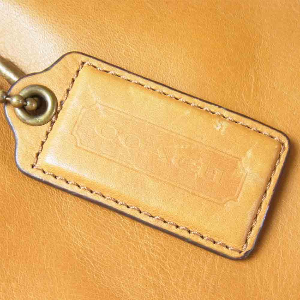 COACH コーチ D1369-70600 ブリーカー レザー トート バッグ トートバッグ ライトブラウン系【中古】