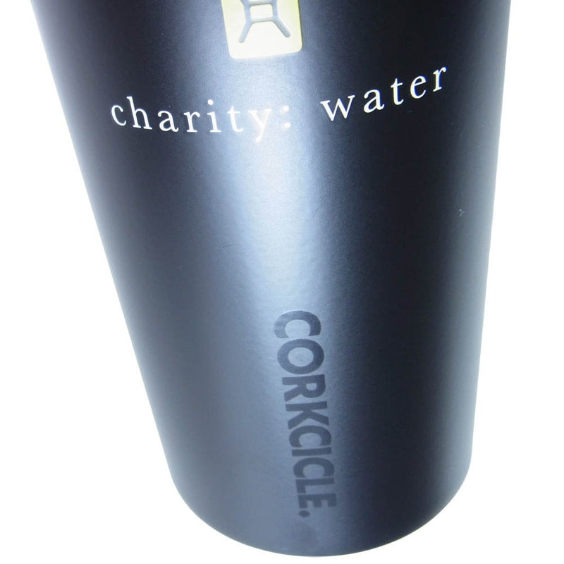 SAINT LAURENT サンローラン YSL-2009MBCW 9OZ Canteen charity: water CORKCICLE  チャリティー ウォーター ボトル ブラック系【極上美品】【中古】