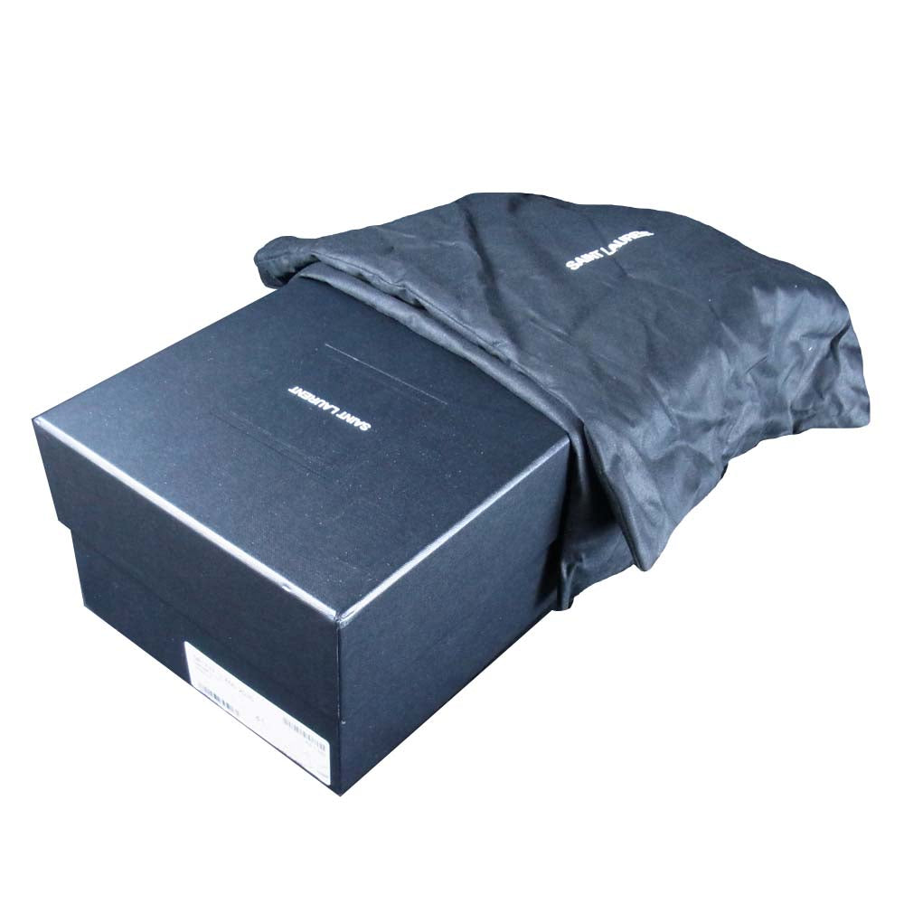 SAINT LAURENT サンローラン 20AW 581737 1LA00 2035 YVES 15 DERBY Patent Shoes パテントシューズ エナメル シューズ オフホワイト系【新古品】【未使用】【中古】