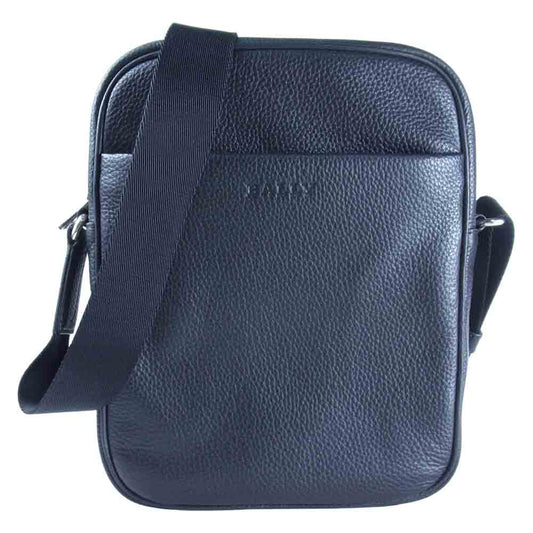BALLY バリー Shoulder Bag レザー ショルダー バッグ ブラック系【新古品】【未使用】【中古】