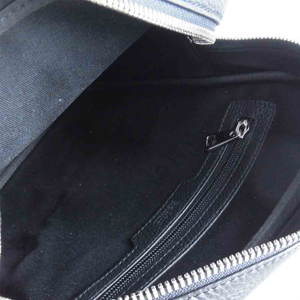 BALLY バリー Shoulder Bag レザー ショルダー バッグ ブラック系【新古品】【未使用】【中古】