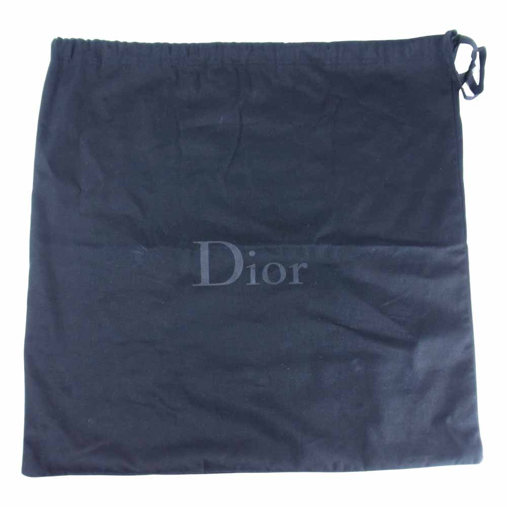 DIOR HOMME ディオールオム 11SS クリス期 Leather Tote Bag レザー ビッグ トート バッグ ブラック系【中古】