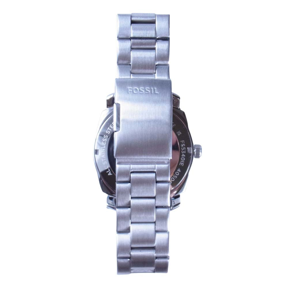 FOSSIL フォッシル FS5340 Machine Blue Dial Men's Stainless Steel Watch ステンレス ウォッチ 腕時計 シルバー系【新古品】【未使用】【中古】