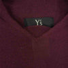 Yohji Yamamoto ヨウジヤマモト Y's ワイズ ME-K43-169 ウール ニット パーカー ワインレッド系 2【中古】