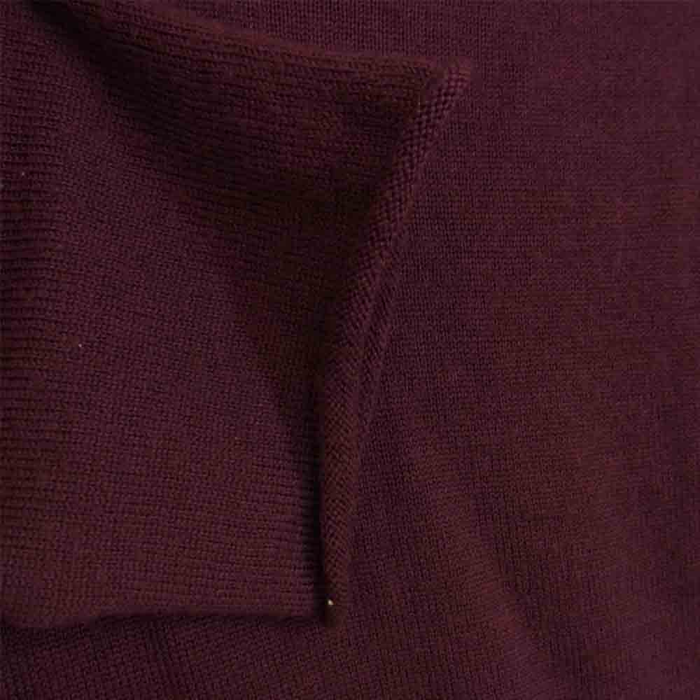 Yohji Yamamoto ヨウジヤマモト Y's ワイズ ME-K43-169 ウール ニット パーカー ワインレッド系 2【中古】