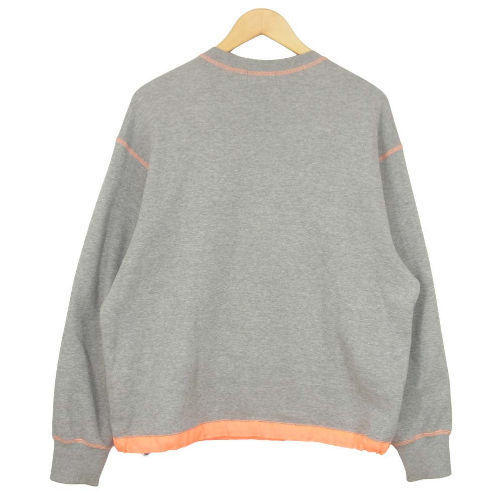 kolor カラー 20SS 20SCL-T09213S GINZA SIX限定 ロゴプリント サテン切替 スウェット グレー系 2【中古】