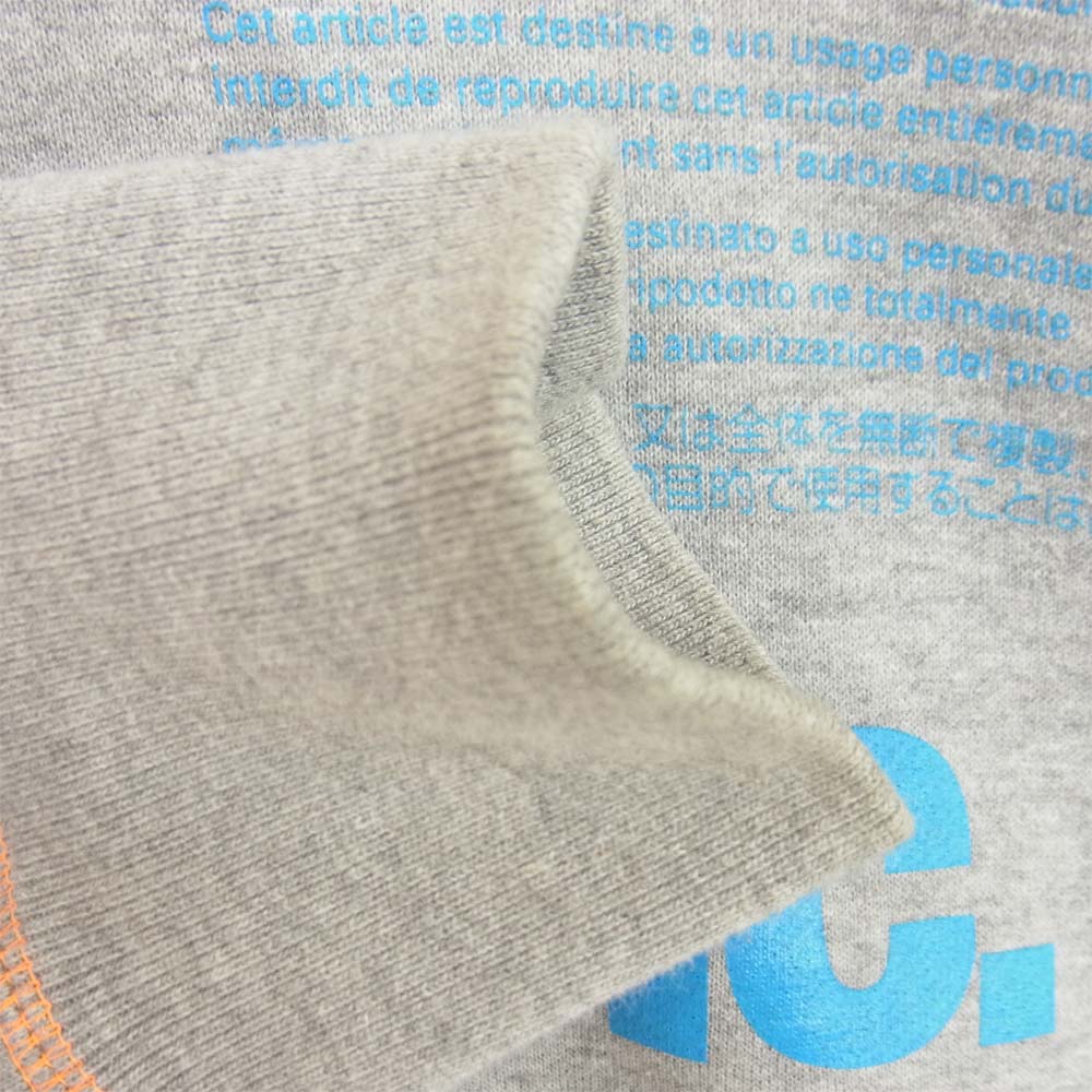 kolor カラー 20SS 20SCL-T09213S GINZA SIX限定 ロゴプリント サテン切替 スウェット グレー系 2【中古】