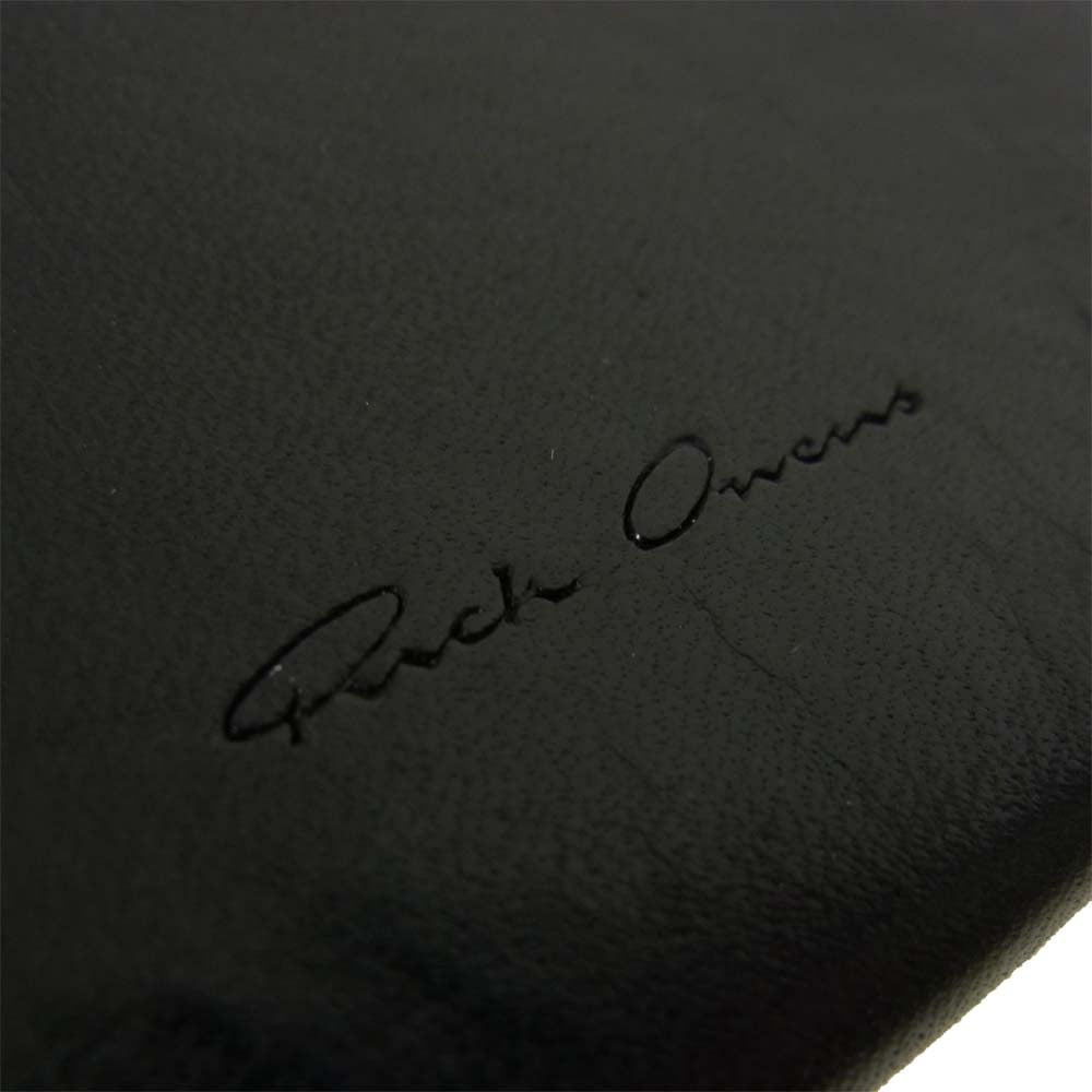 Rick Owens リックオウエンス ネックウォレット コインケース ブラック系【中古】