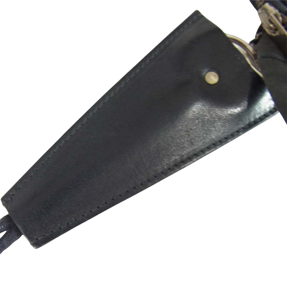 Rick Owens リックオウエンス ネックウォレット コインケース ブラック系【中古】