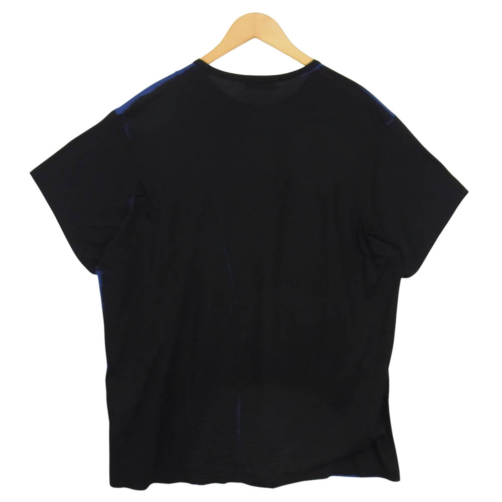Yohji Yamamoto ヨウジヤマモト POUR HOMME プールオム 20SS HN-T09-272 メッセージハギ 半袖 Tシャツ ブラック系 3【美品】【中古】