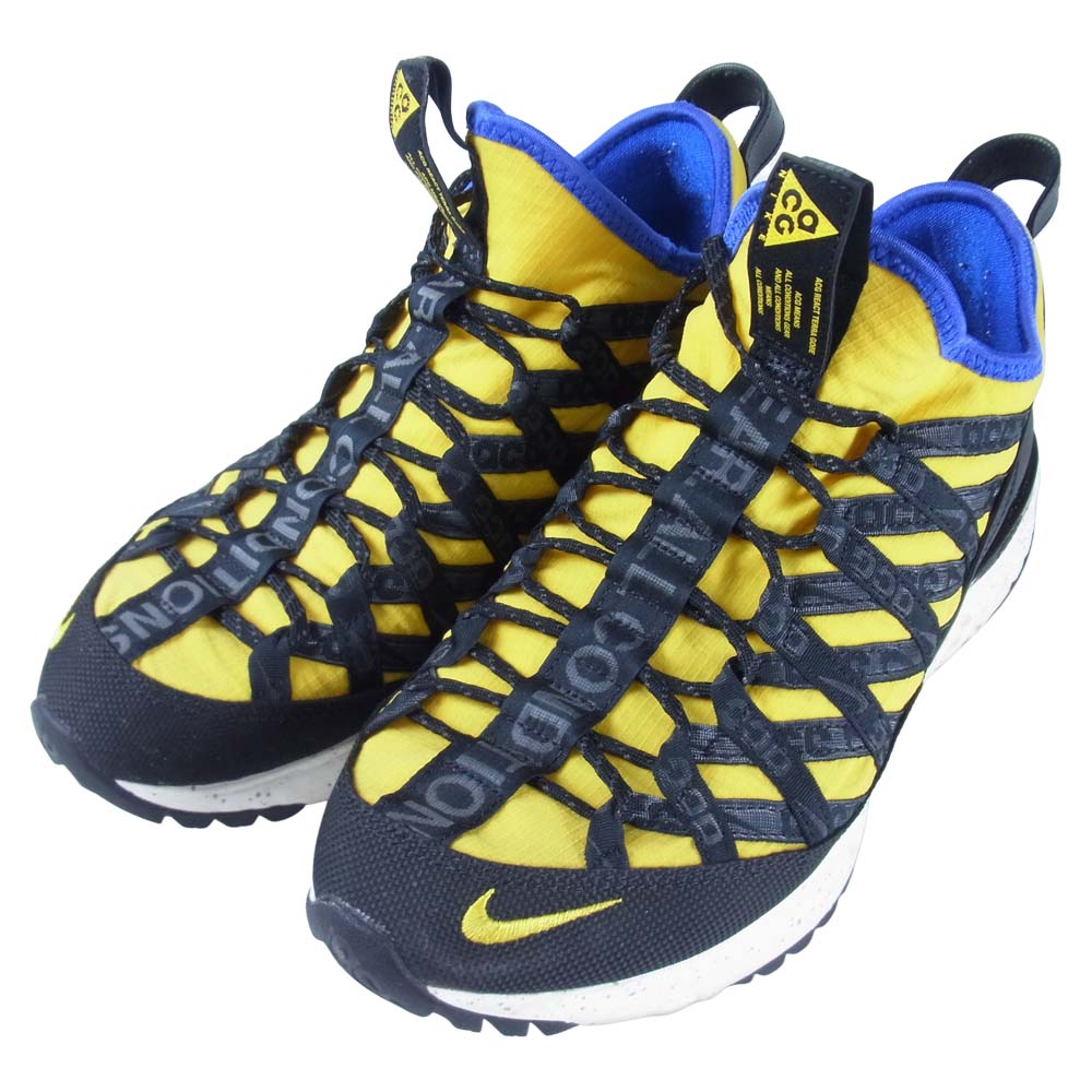 NIKE ナイキ BV6344-700 ACG REACT TERRA GOBE リアクト テラ ゴービー スニーカー 黒黄系 US8.5【中古】