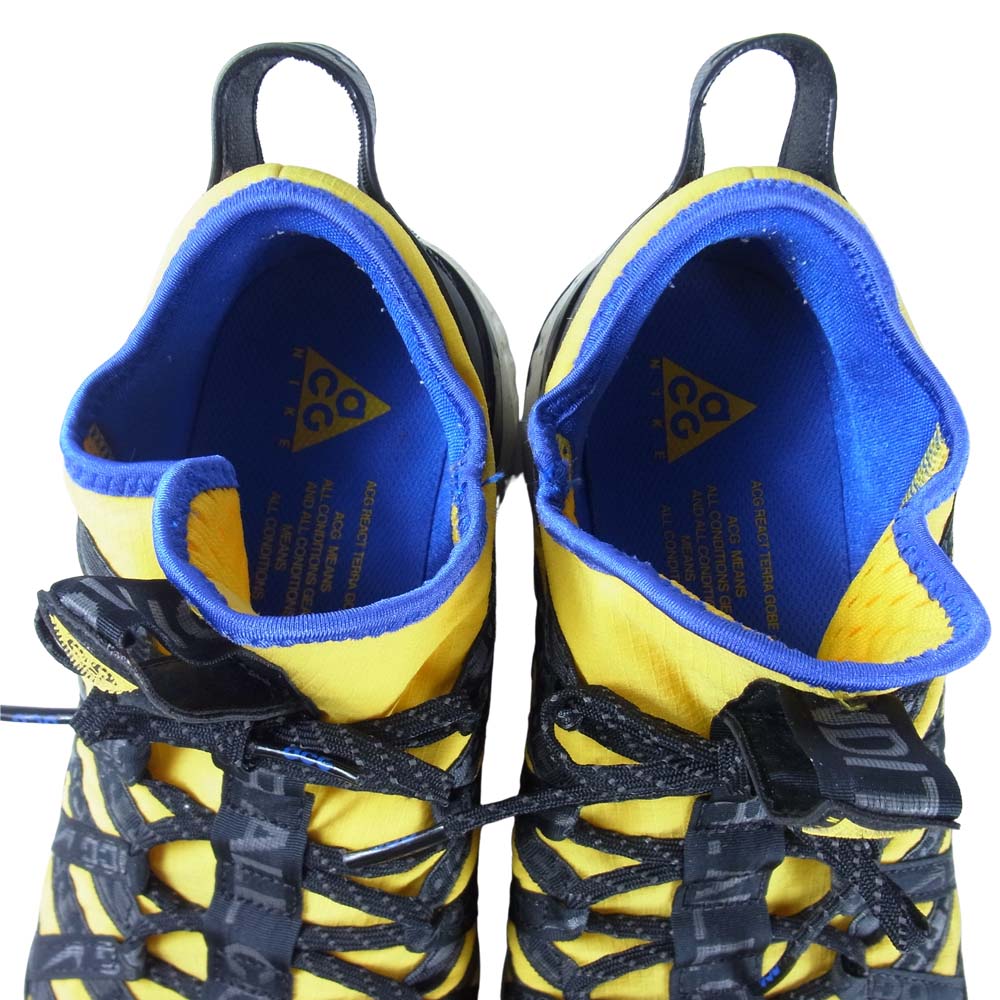 NIKE ナイキ BV6344-700 ACG REACT TERRA GOBE リアクト テラ ゴービー スニーカー 黒黄系 US8.5【中古】