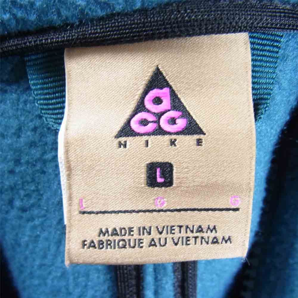 NIKE ナイキ BQ7198-347 ACG エーシージー マイクロ フリース ジャケット ブルーグリーン系 L【中古】