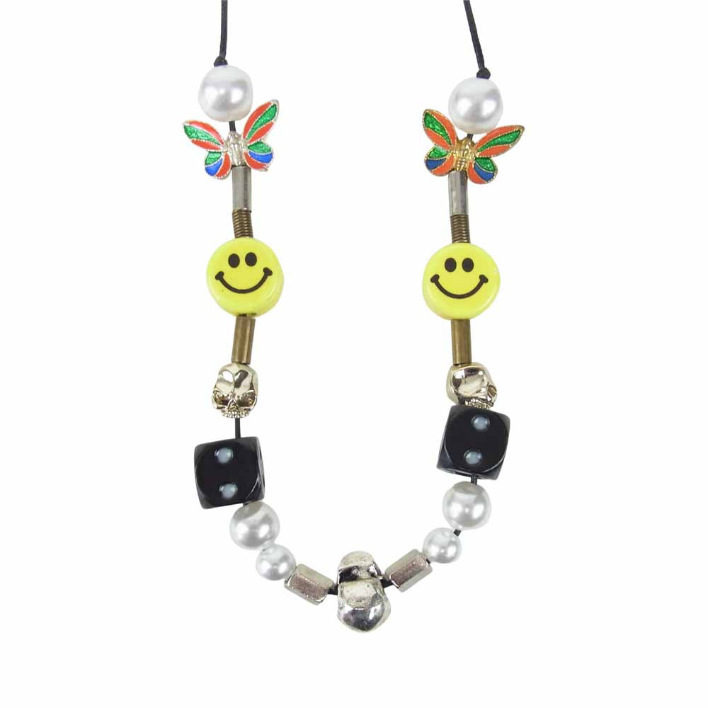 メゾン エメラルド SMILEY NECKLACE スマイリー マルチカラー系【中古】