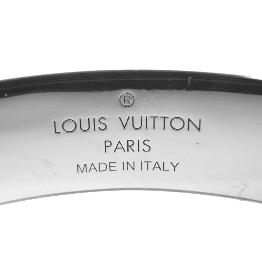 LOUIS VUITTON ルイ・ヴィトン MP2694 NIGO ブラスレ スクエアード LVストラス バングル シルバー系【美品】【中古】