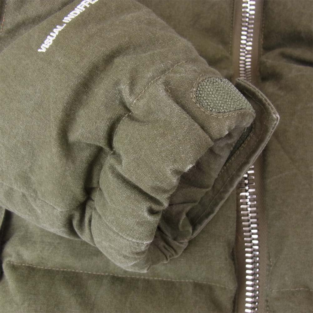 READY MADE レディメイド RE-CO-KH-00-00-39 2TONE DOWN JACKET 2トーン ダウン  カーキ系 1【美品】【中古】