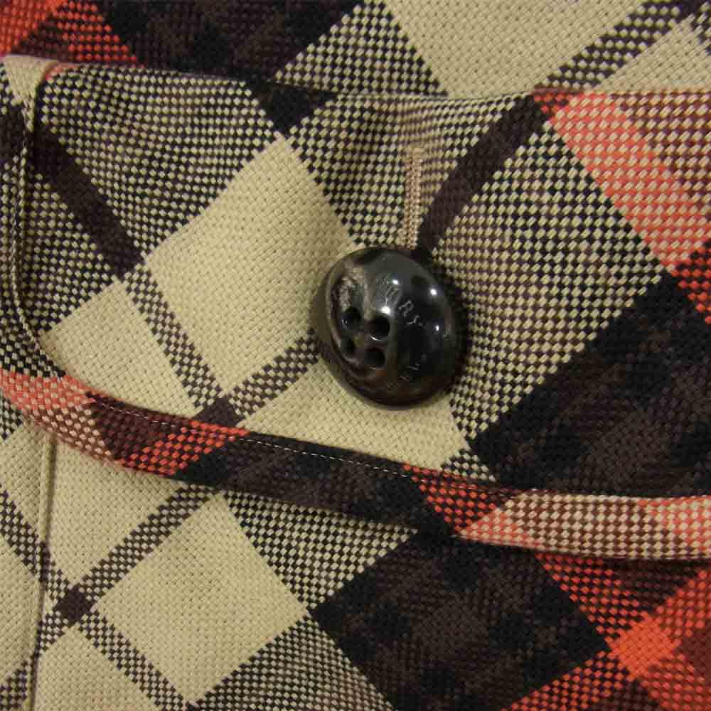 BURBERRY バーバリー BLUE LABEL ハーフジップ ウエストベルト 半袖 ワンピース ブラック系 38【新古品】【未使用】【中古】