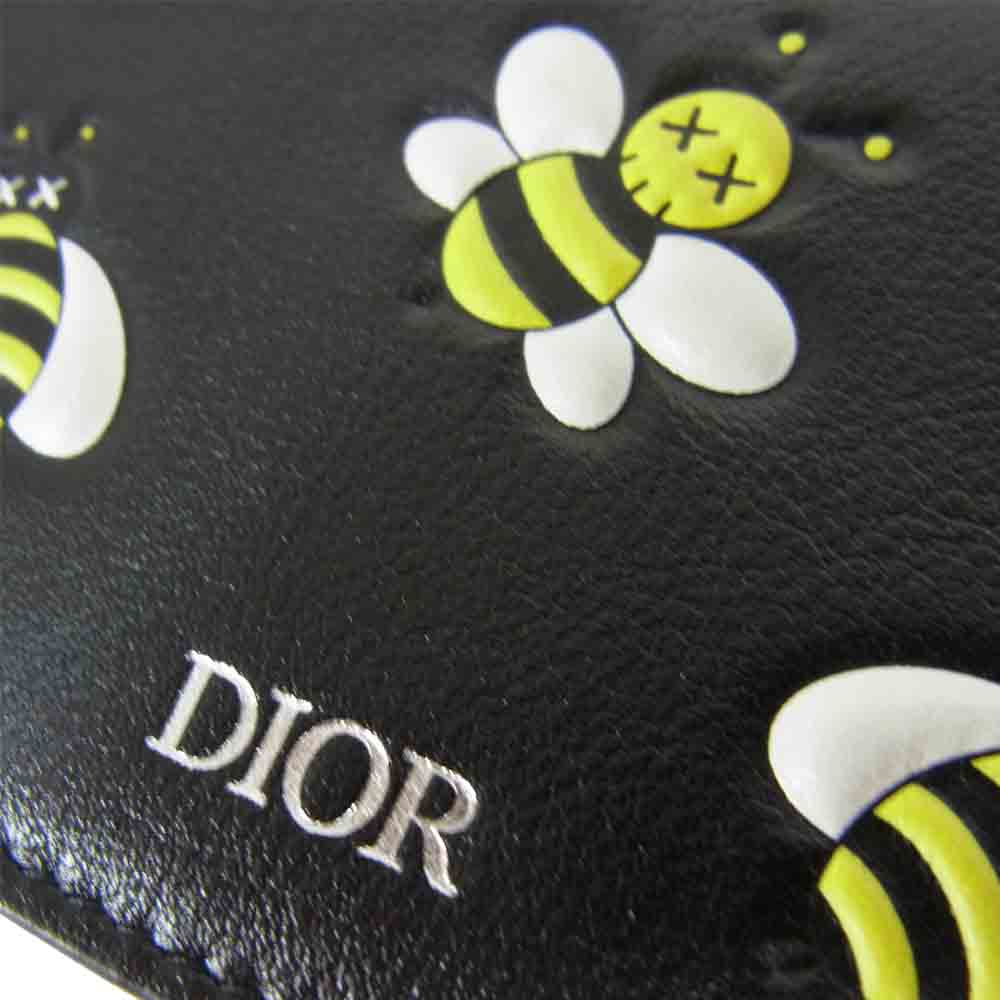 Dior ディオール 19SS 2KACH061YLA BEE KAWS CARD HOLDER ビー カウズ カード ケース ブラック系【新古品】【未使用】【中古】