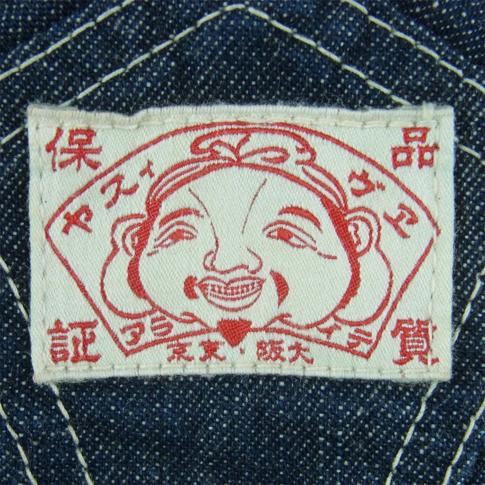 EVISU エヴィス KIDS キッズ 子供用 デニム コットン ワンピ ワンピース 日本製 インディゴブルー系 2【中古】
