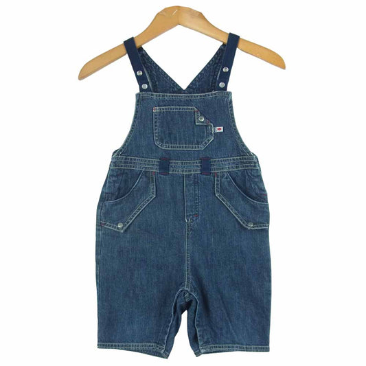 SAINT JAMES セントジェームス KIDS キッズ 子供用 デニム オーバーオール インディゴブルー系 24【中古】
